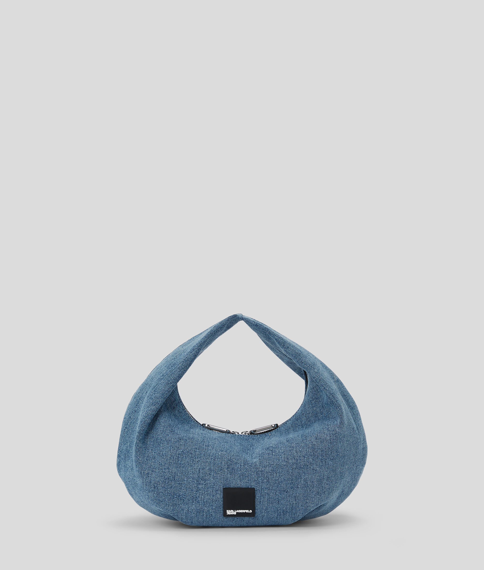 (image for) Top-Notch KLJ BOX LOGO DENIM HOBO BAG